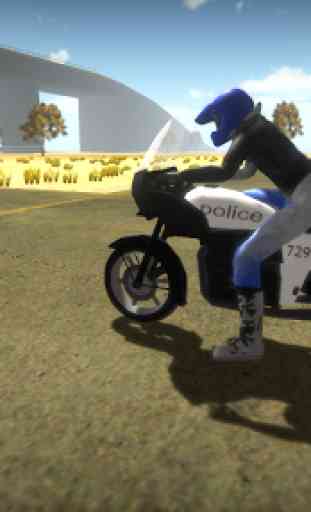 Moto Simulador de Policía 1