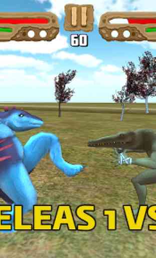 Peleas de dinosaurios - Juego de lucha gratis 2019 4