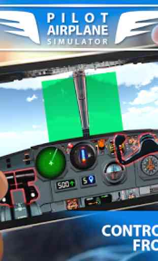Piloto de simulador de Avión3D 1