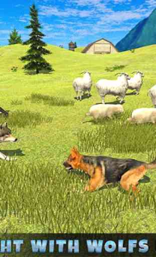 Real Dog shephard world sim 4