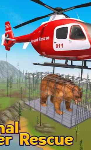 rescate de animales: helicóptero del ejército 1