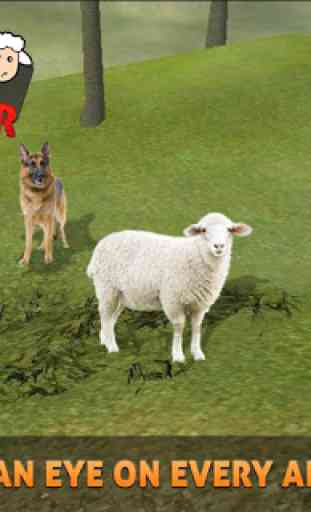 Sheep Shepherd Dog Simulator: Perro de animales de 3
