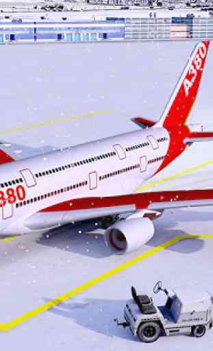 Snow Cargo Jet Landing 3D 1