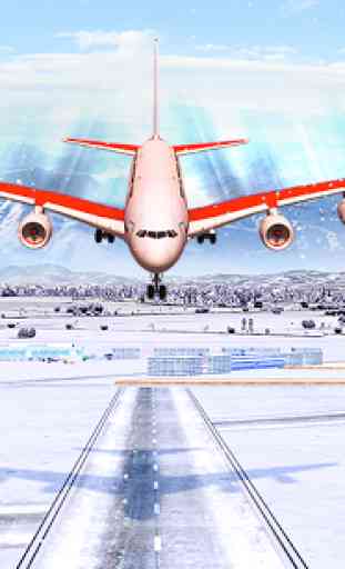 Snow Cargo Jet Landing 3D 3