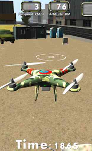 UAV Ejército Drone Vuelo SIM 2