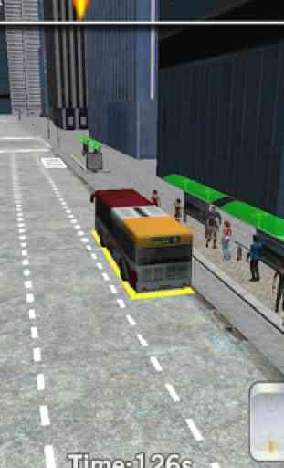 3D City driving - Bus Parking 2