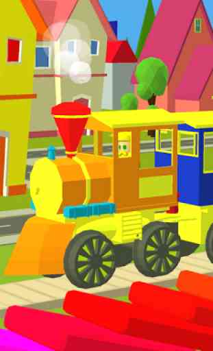 3D Juego de tren de juguete 1