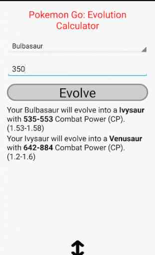 Calculadora PC evolución Pokem 2