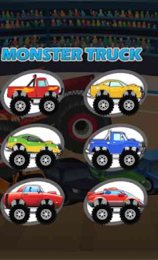 camiones monstruo niños 4