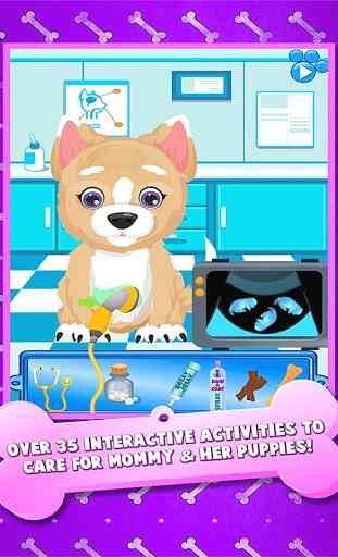 Newborn Puppy & Mommy Dog Virtual Pet Shop Animals 1