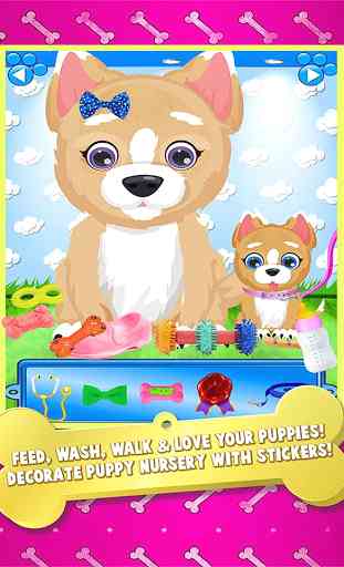 Newborn Puppy & Mommy Dog Virtual Pet Shop Animals 3