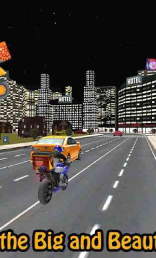 Pizza Delivery Bike Rider 3D 2