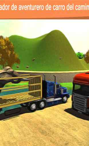 Sim conducción transporte camiones animales campo 1