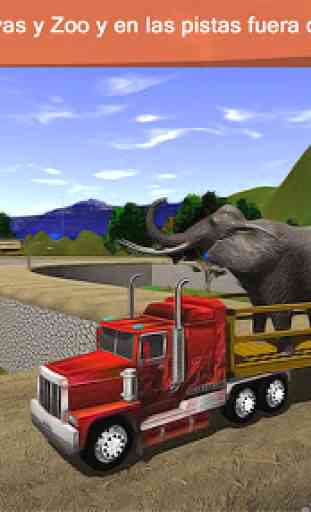 Sim conducción transporte camiones animales campo 2