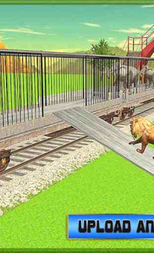 transporte tren:animales zoo 1