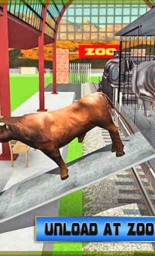 transporte tren:animales zoo 3