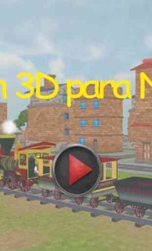 Tren 3D juego para niños 1
