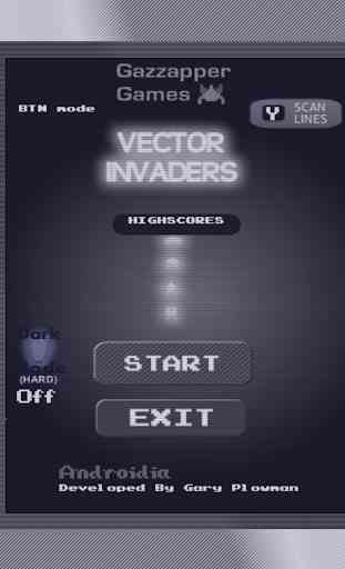 Vectorial Invasores in Espacio 4