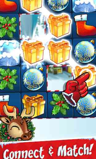 Xmas Swipe - Christmas Chain Connect Match 3 Game 1