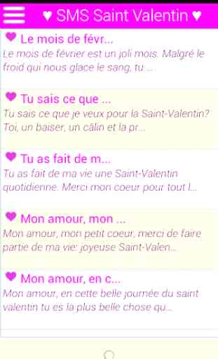 15 000+ Messages SMS d'amour ♥ 3
