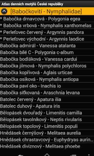 Atlas denních motýlů ČR 1