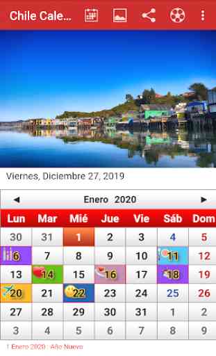 Chile Calendario 2019 1