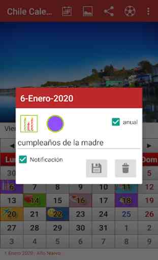 Chile Calendario 2019 2