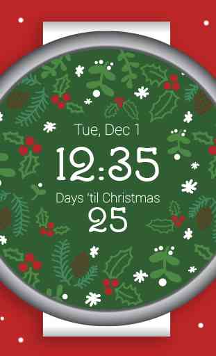 Christmas Countdown Watch Face 1