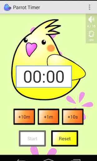 Cute timer app : Parrot Timer 1