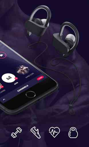 GYM Radio - workout music app 2
