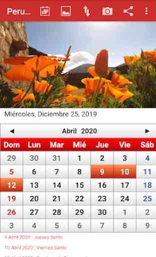 Peru Calendario 2020 4