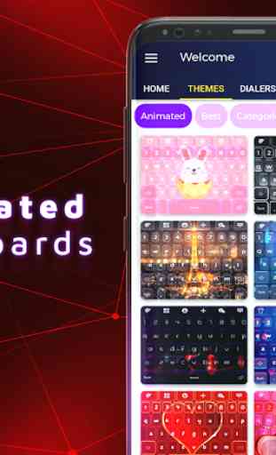 Red Keyboard Themes & Wallpapers 2