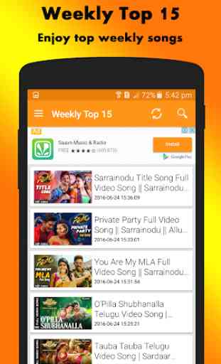 Telugu HD Video Songs 3