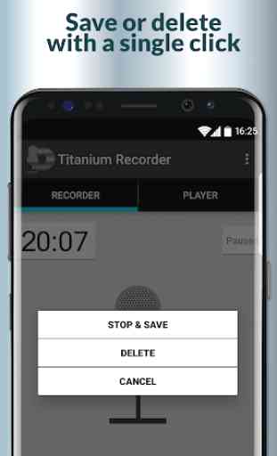 Titanium Voice Recorder with number ID 2