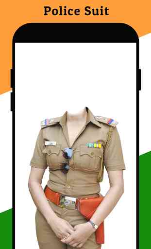 Women Police Suit - Republic Day Photo Editor New 1