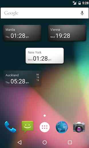 World Clock Widget 4