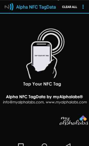 Alpha NFC TagData 2
