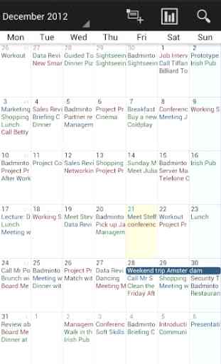 Business Calendar Pro  (Calendario) 3