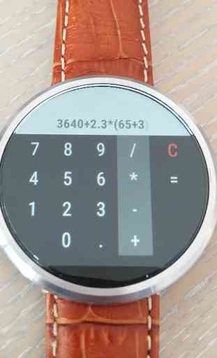 Calculadora Para Wear OS (Android Wear) 1
