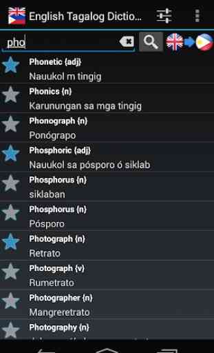 Offline English Tagalog Dictionary 1
