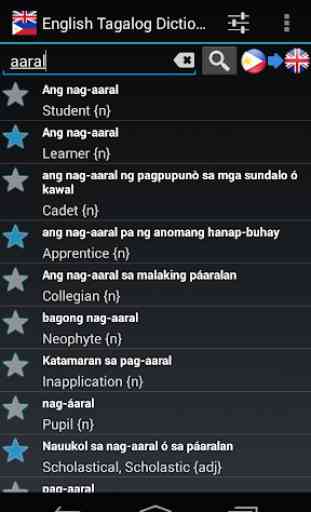 Offline English Tagalog Dictionary 3