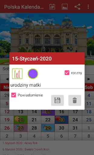 Polska Kalendarz 2020 2