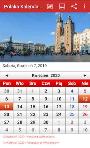 Polska Kalendarz 2020 4