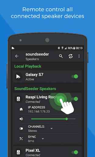 SoundSeeder - Reproducción de Música sincronizada 4