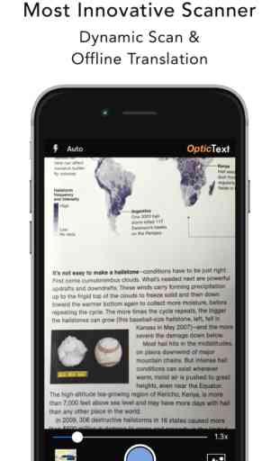 OpticText: escáner de texto + traductor en línea 1