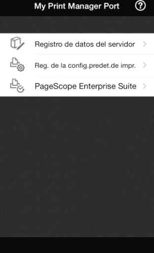 PageScope My Print Manager Port for iPhone/iPad 1
