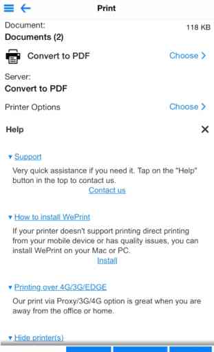 PrintDirect - PDF/Impresión 2