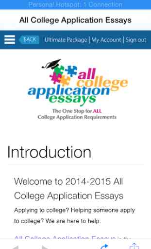 All College Application Essays 1