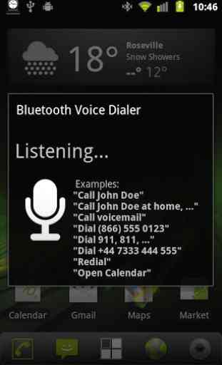 Bluetooth Voice Dial Widget 4