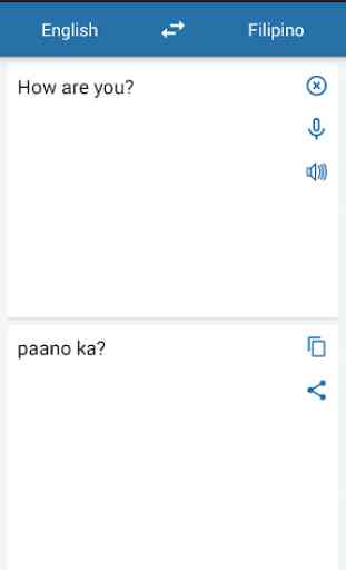 Filipino Inglés Traductor 2